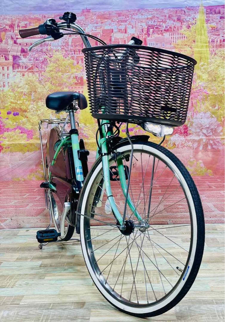 K2912電動自転車パナソニック ママチャリ24インチ 8Ah 送料無料