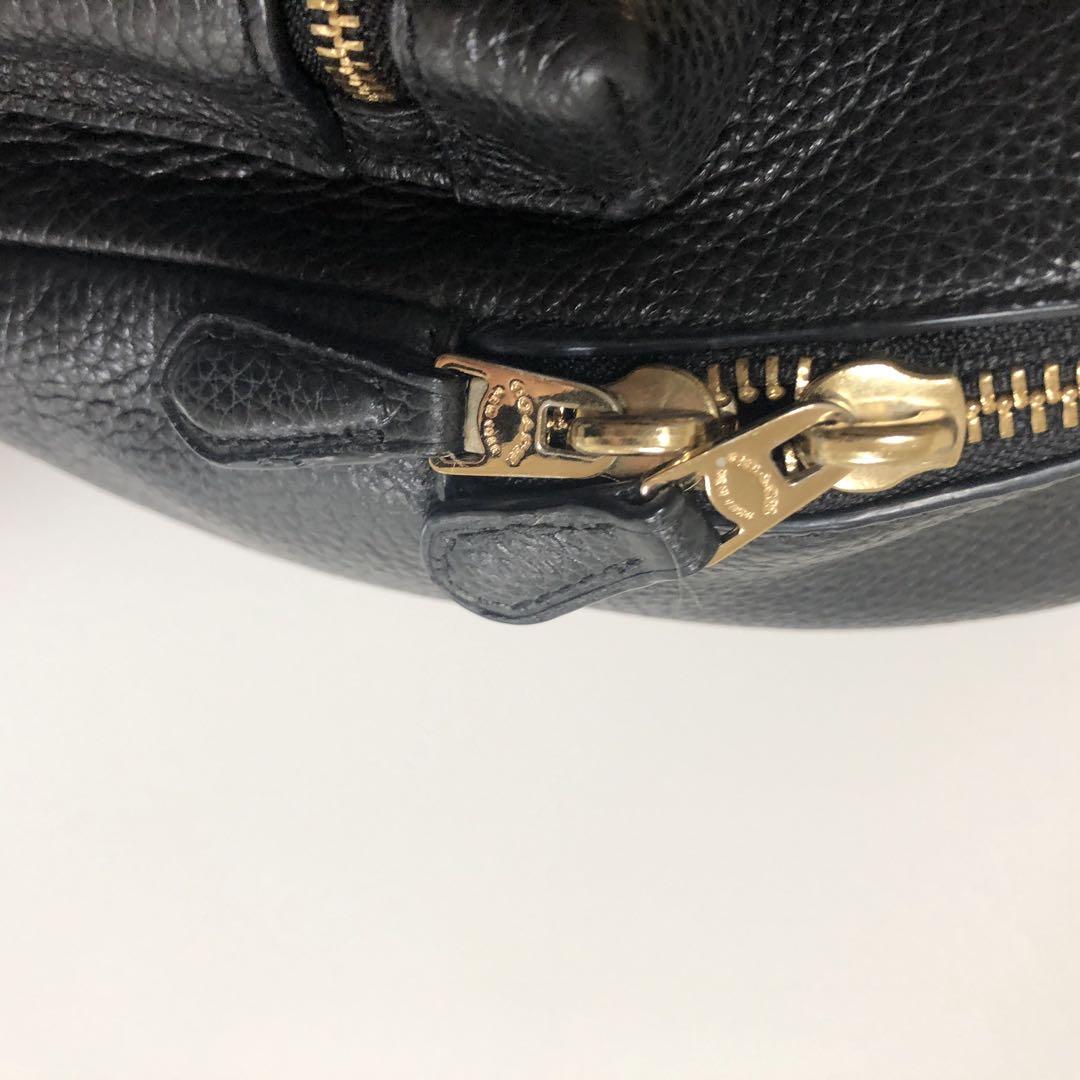 COACH　コーチ ミニリュック　　バックパック　レザー　革　ブラック