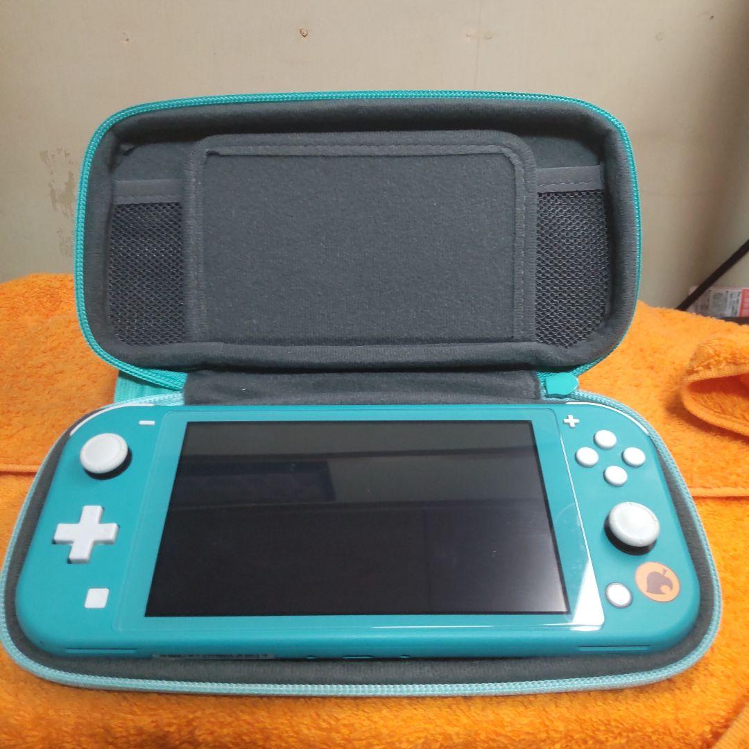 Nintendo Switch Lite ターコイズ 動物デザイン