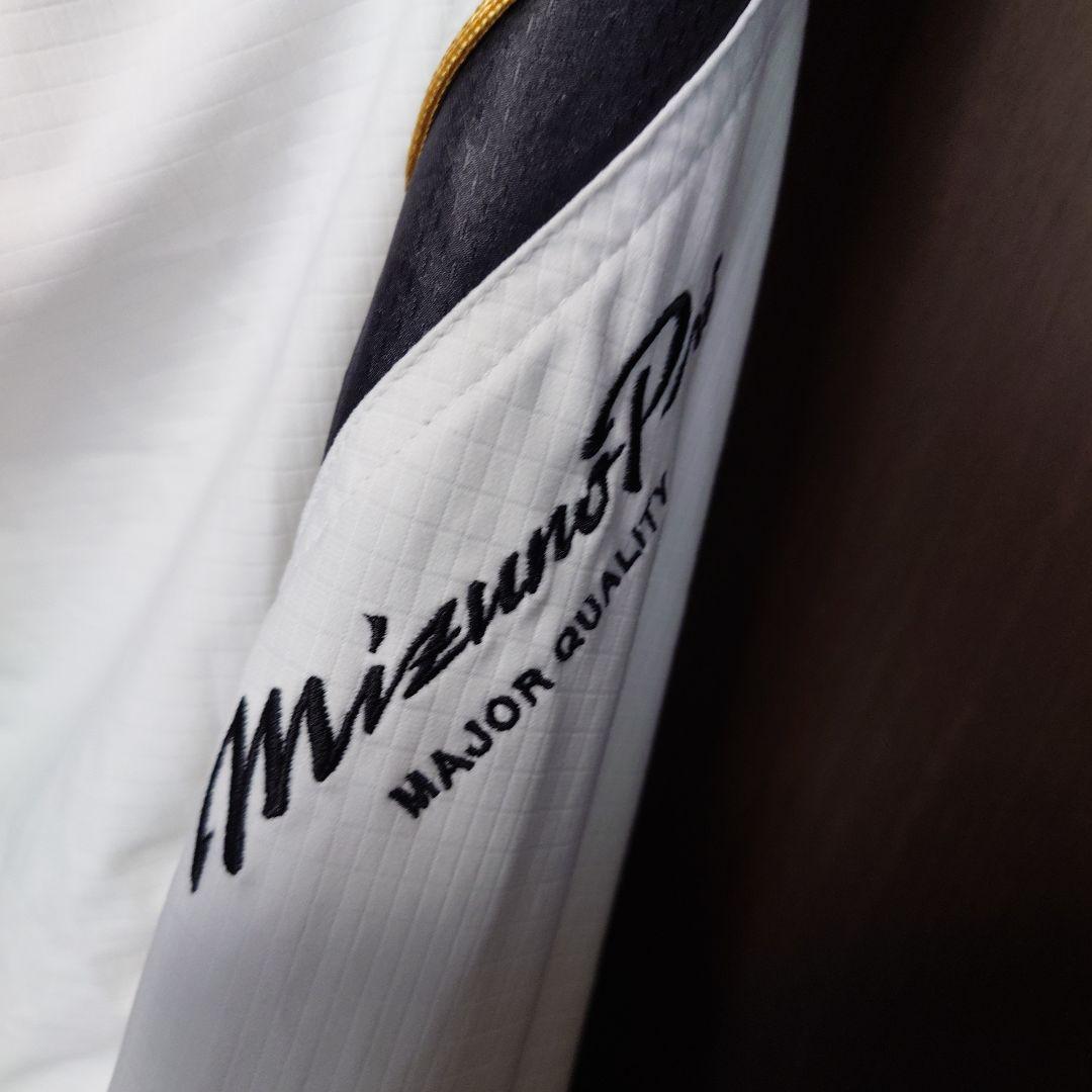 美品 薄手 MizunoPro ホワイトジャケット・パンツセットアップ
