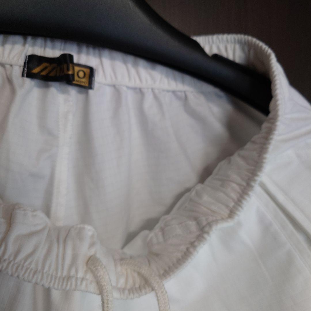 美品 薄手 MizunoPro ホワイトジャケット・パンツセットアップ