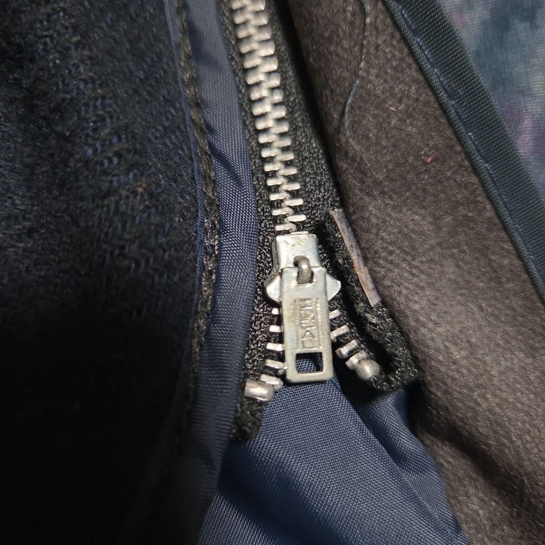 ​美品！ロンドンフォグ 紺×紫花柄Aラインロングコート ライナー付 米国製