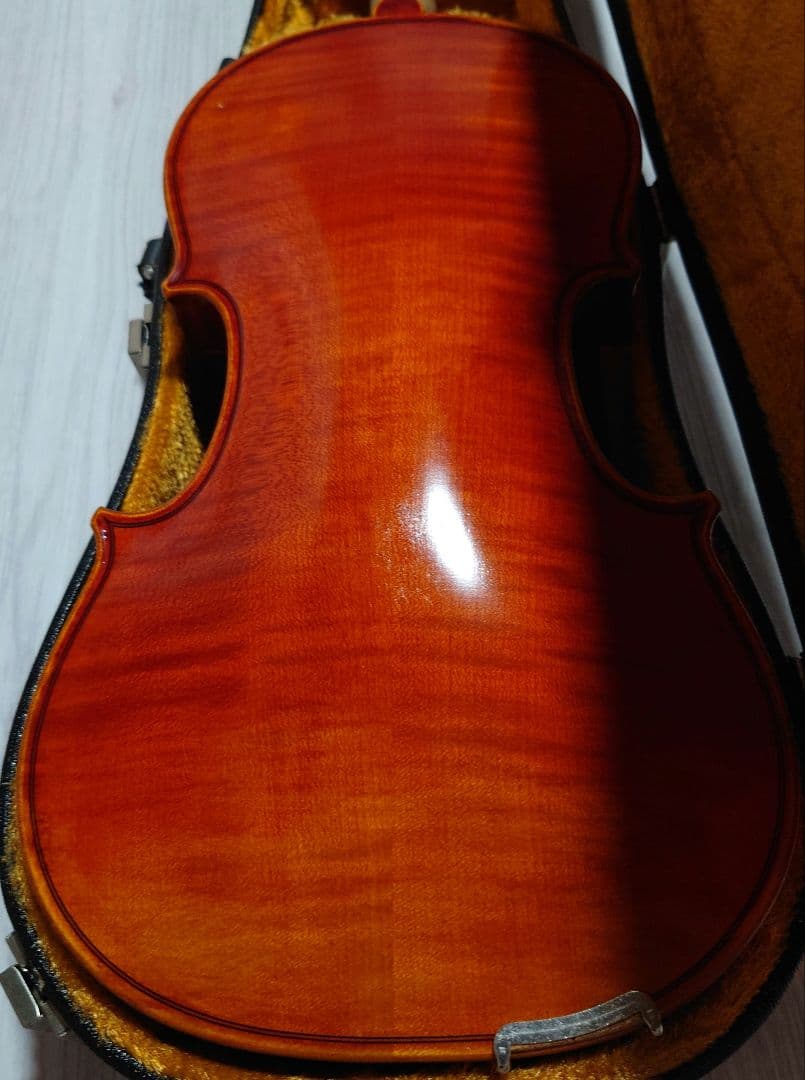 国産 高級 バイオリン 鈴木 No.540 4/4 弓、肩当、松脂 定価22万