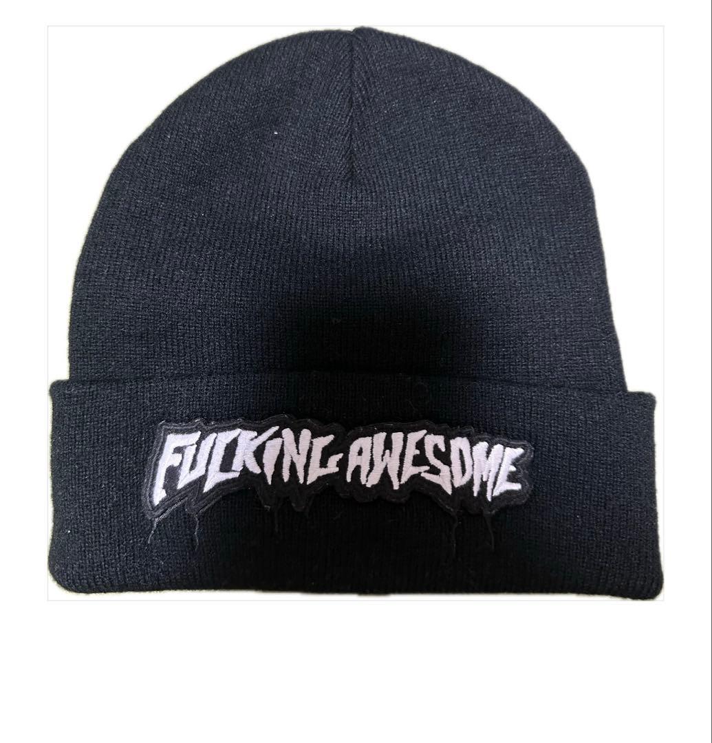 ファッキンオーサム ビーニー ニット帽 - メルカリ