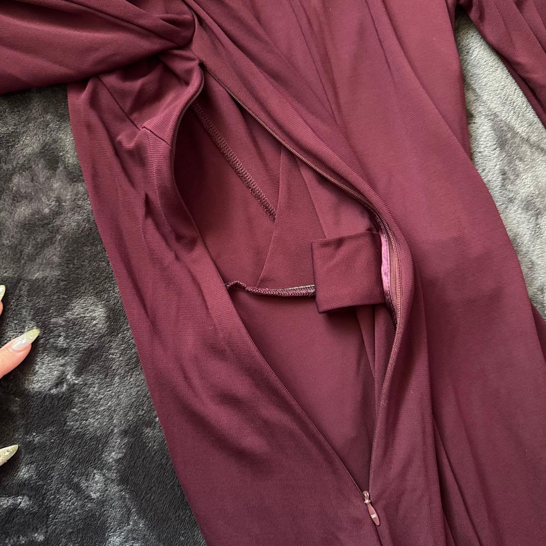 エリザベッタフランキ　ウエストデザインワンピース