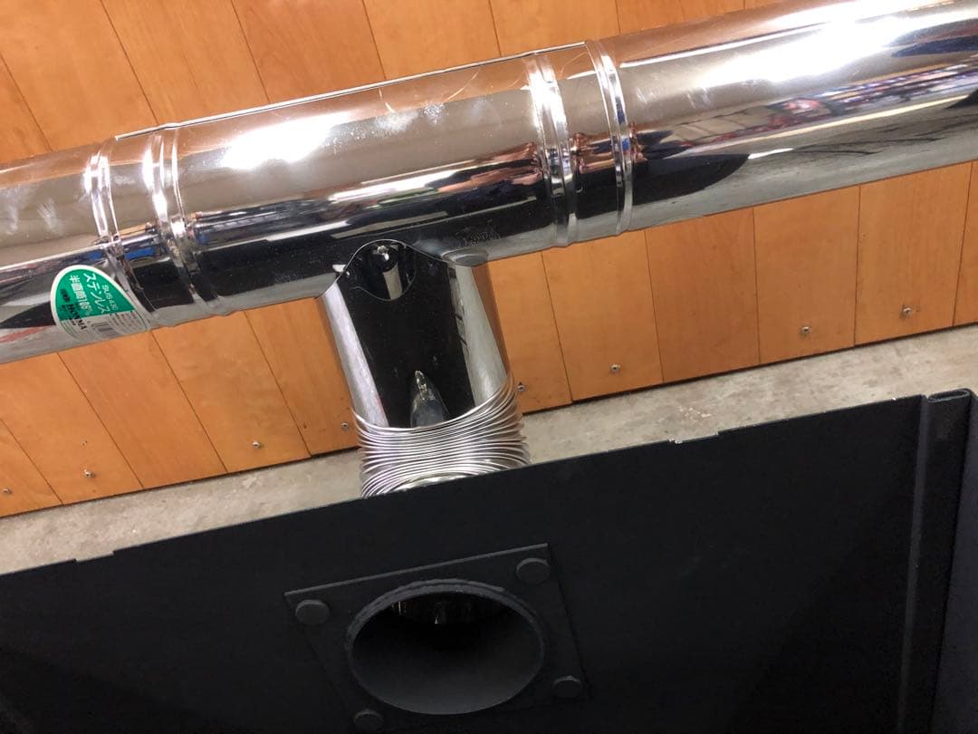 【新品　未使用】屋外用薪ストーブ iron-stove煙突付きtent-Mark