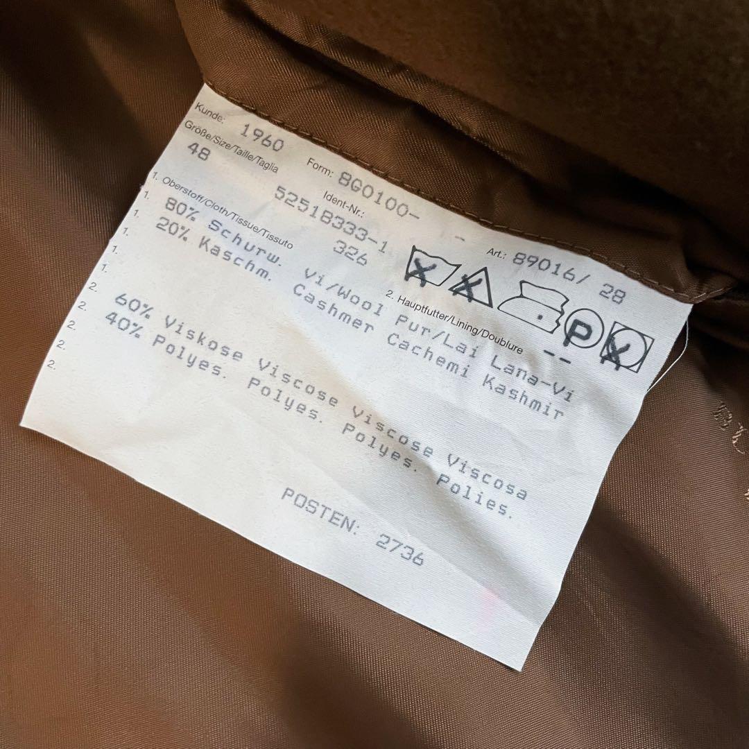 【Burberry】カシミヤ混 ウール ステンカラーコート