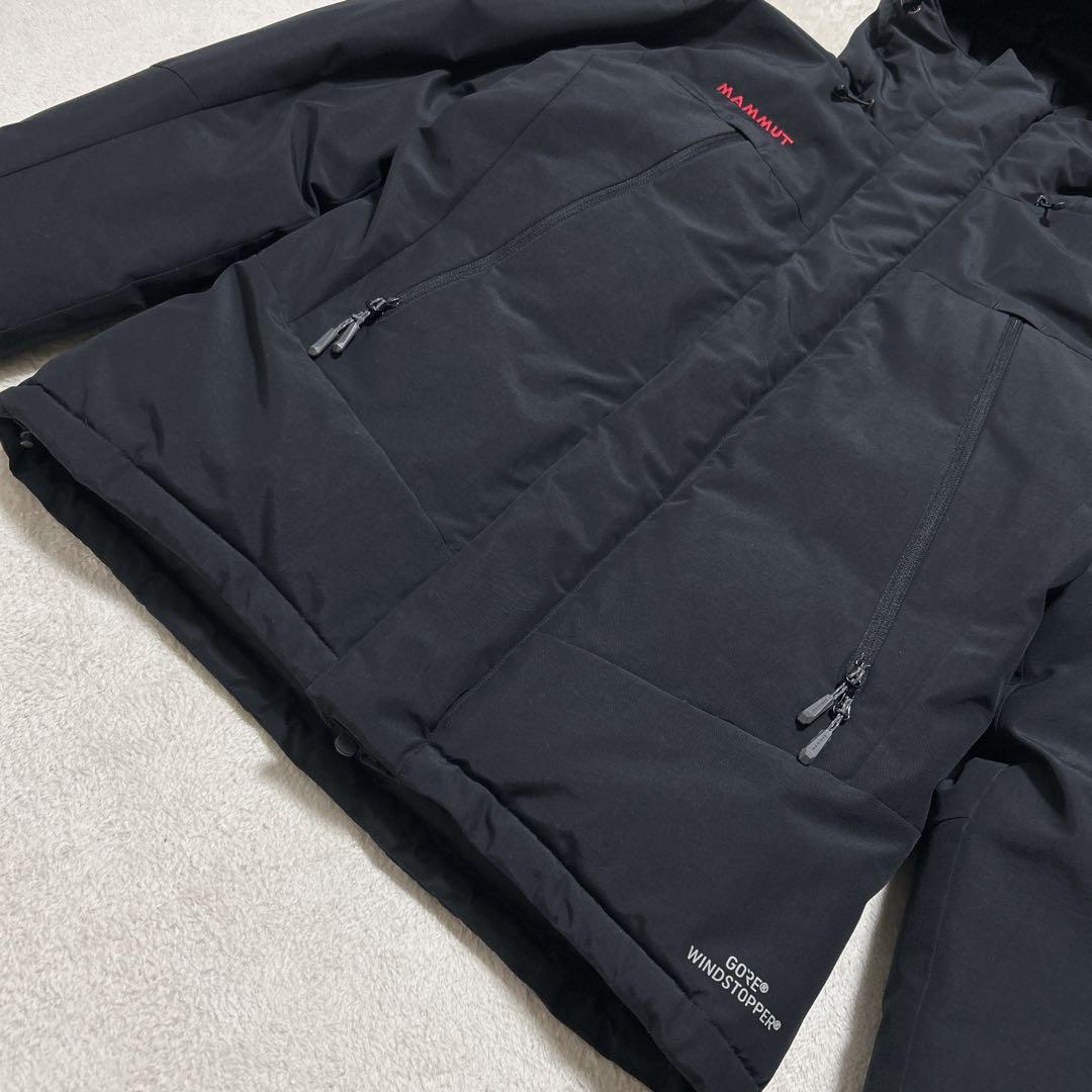 未使用級 MAMMUT DOWN JACKET M ブラック 極暖