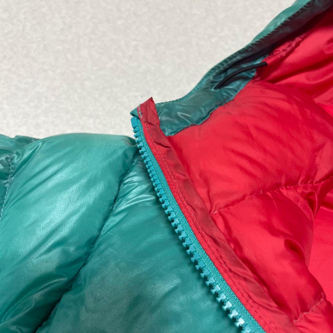 コロンビア　肉厚　アルパインダウンパーカ　ターコイズ　ダウンジャケット　水色