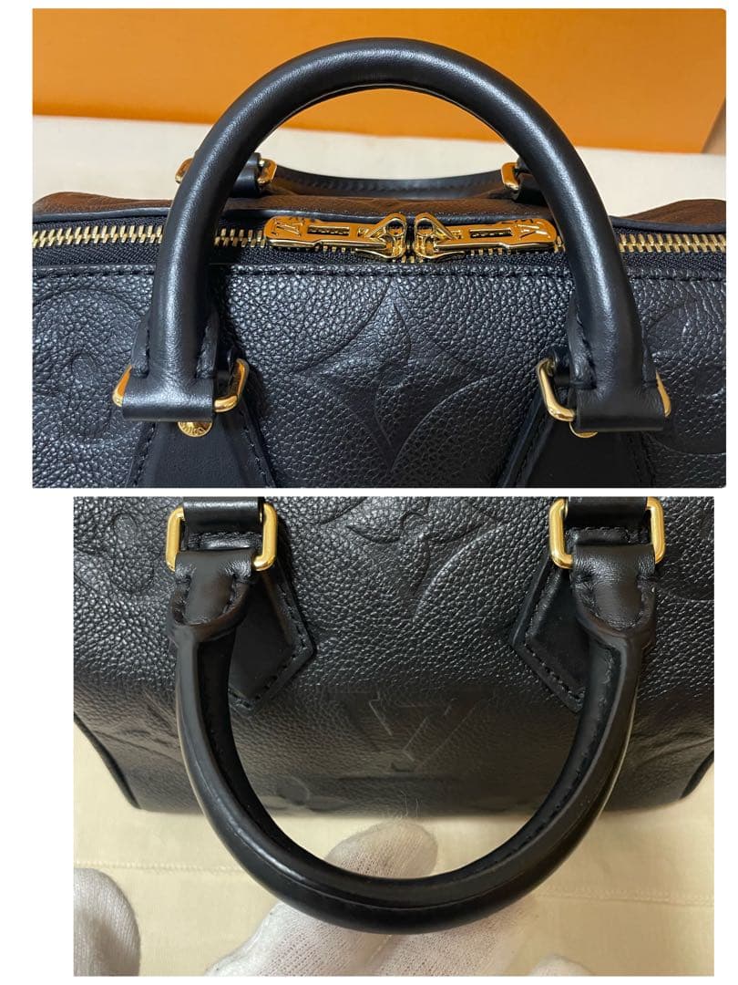 RFID 正規品 ルイヴィトン スピーディ20 バンドリエール アンプラント