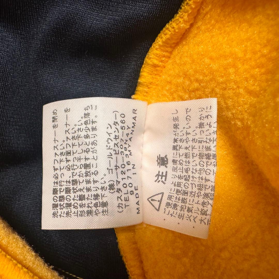 THE NORTH FACEフリース ジャンプスーツ（イエロー×ブラック）