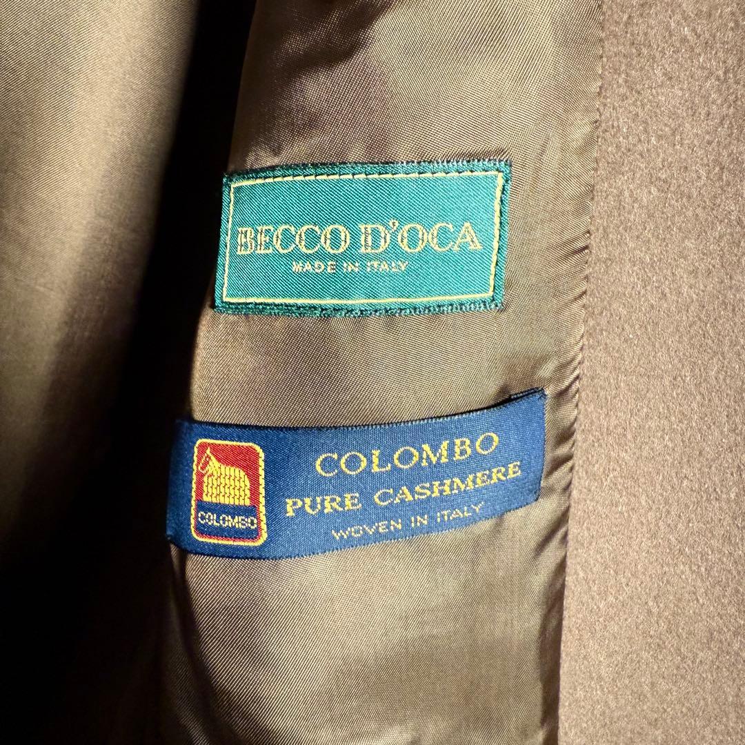 ⭐️高級⭐️ベッコドッカ×コロンボ カシミア100% チェスターコート L イタリア