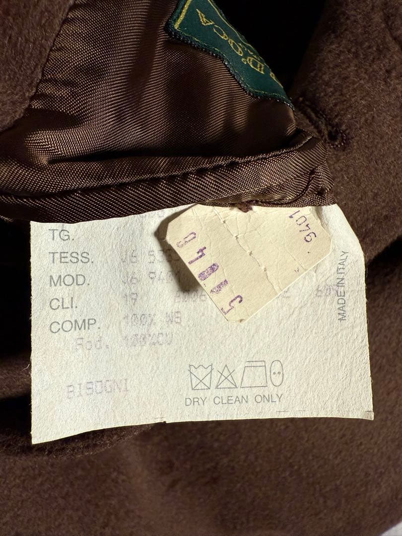 ⭐️高級⭐️ベッコドッカ×コロンボ カシミア100% チェスターコート L イタリア