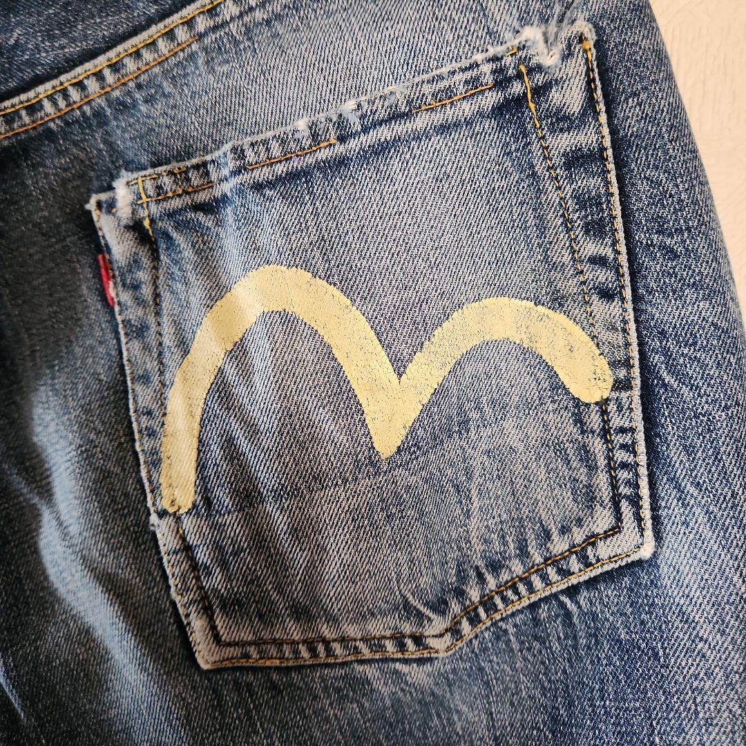 EVISU エビス ジーンズ シンチバック W84