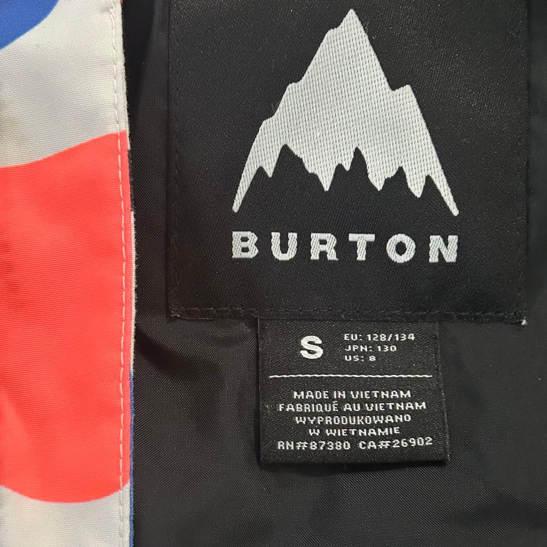 キッズ BURTON スノーウェア上下セット 130 S 花柄 撥水 防寒 - メルカリ