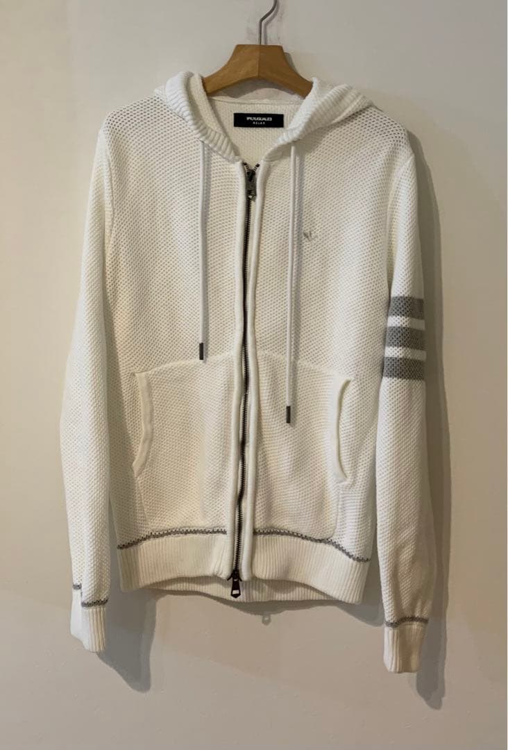 1PIU1UGUALE3RERAXパーカーセットアップ　ホワイトM