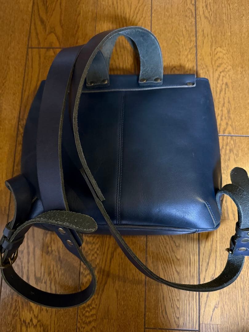 CLEDRAN レザーリュック　保存袋付き