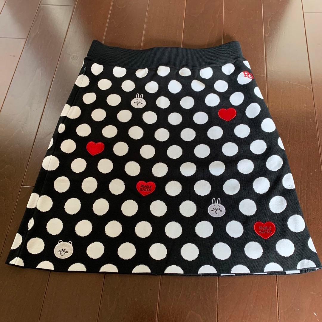 パーリーゲイツLINEコラボニットスカートサイズ1