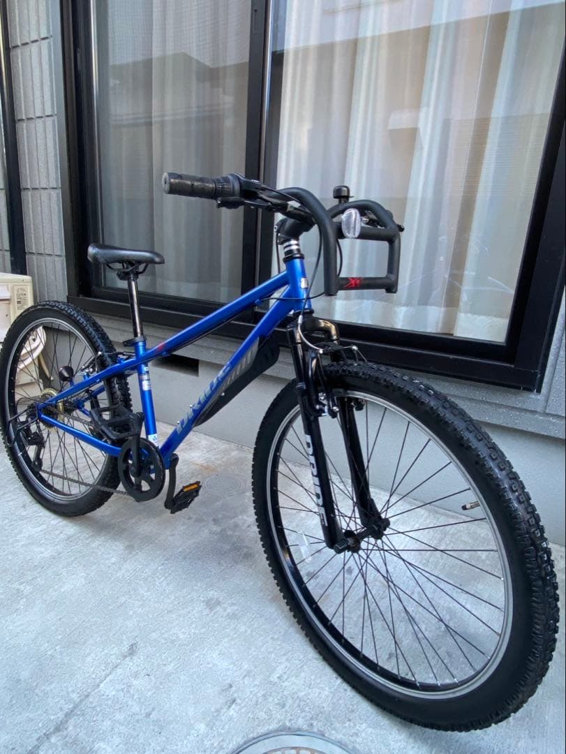 【引き取り限定】Asahi DRIED 26インチ 青色 6速ギア マウンテン