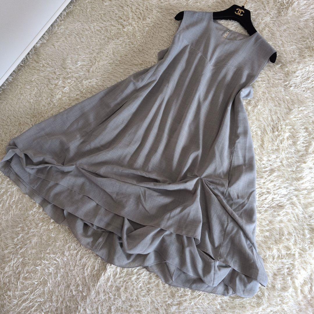 日本製★FOXEYNEWYORK　ノースリーブワンピース　40