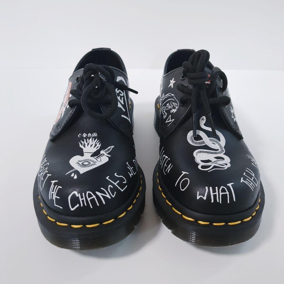 Dr.Martens 1461 REBEL 3EYE レェバァル レザー UK4
