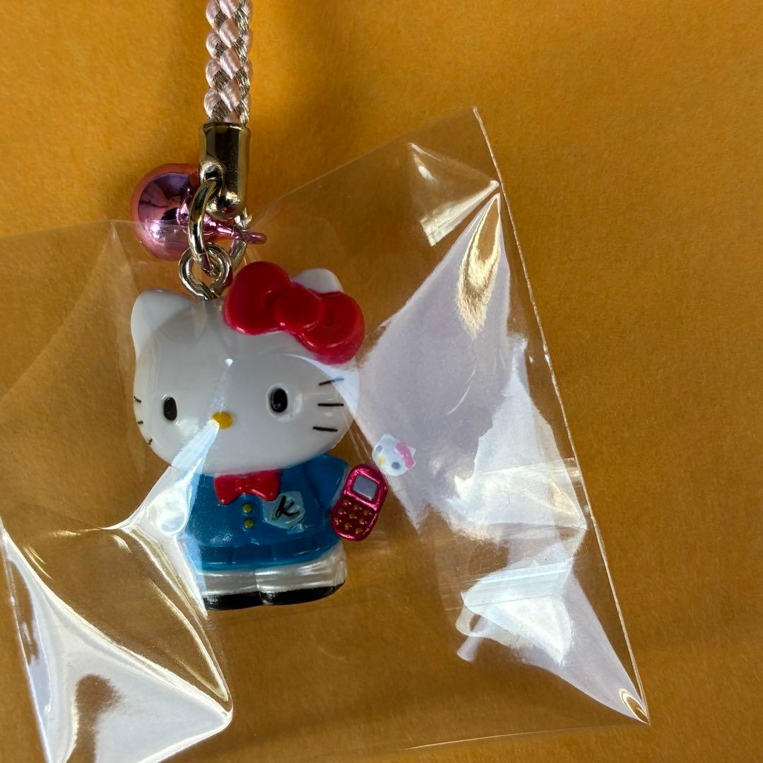 激レア★体育会系 帰宅部 ストラップ 根付★ご当地キティ ハローキティ 2001
