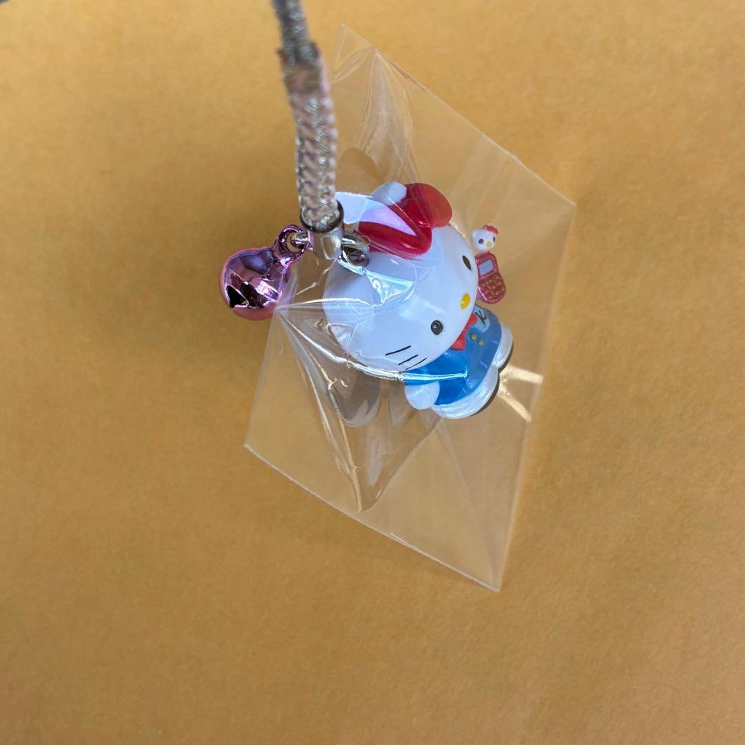 激レア★体育会系 帰宅部 ストラップ 根付★ご当地キティ ハローキティ 2001