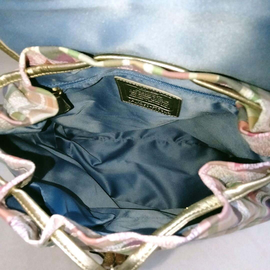 【希少美品】 コーチ シグネチャー リュック ポピー マドラス COACH