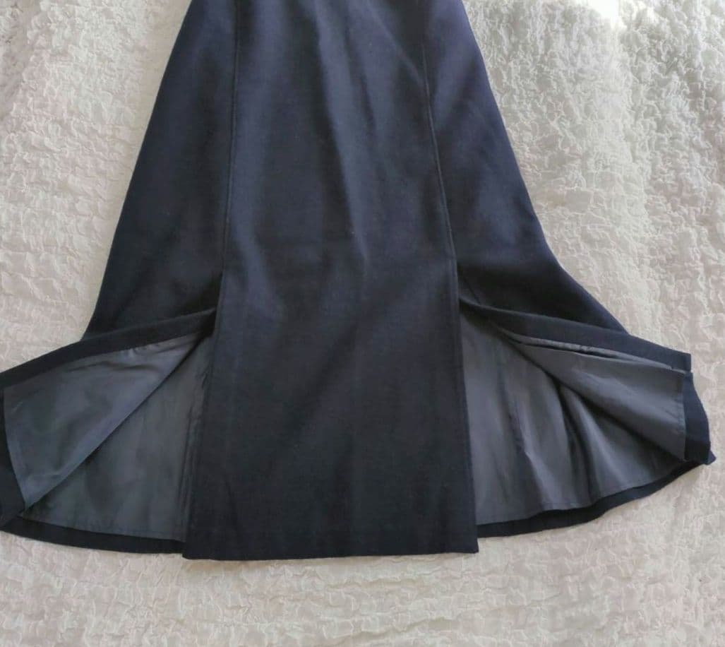 regleam リグリーム コート ケープ ポンチョ 金子麻貴 ロング ネイビー