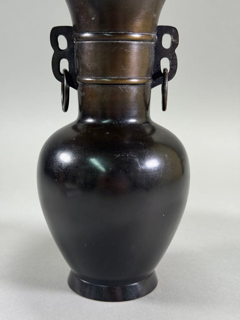 いけばな 池坊 唐銅花瓶 立花 花器 花瓶 華道具高さ:24.5cm - メルカリ