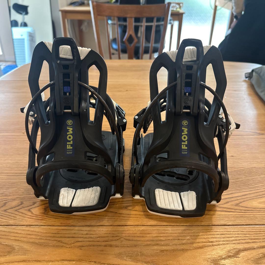 スノーボード FLOW MICRON YTH M BLACK FUSION