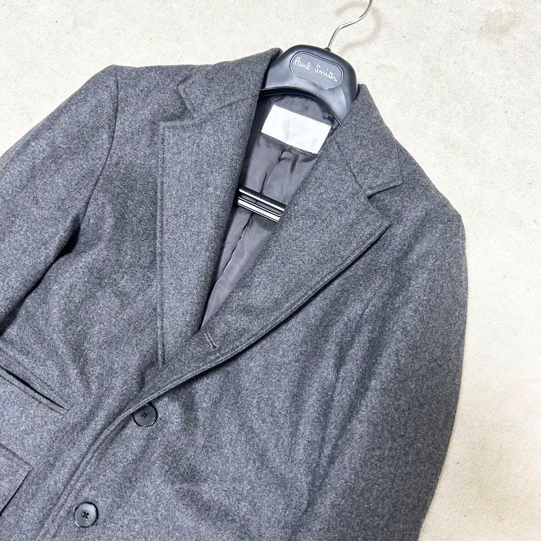 美品　エディフィス　カノニコ　ダウンチェスターコート　グレー　ウール　肉厚