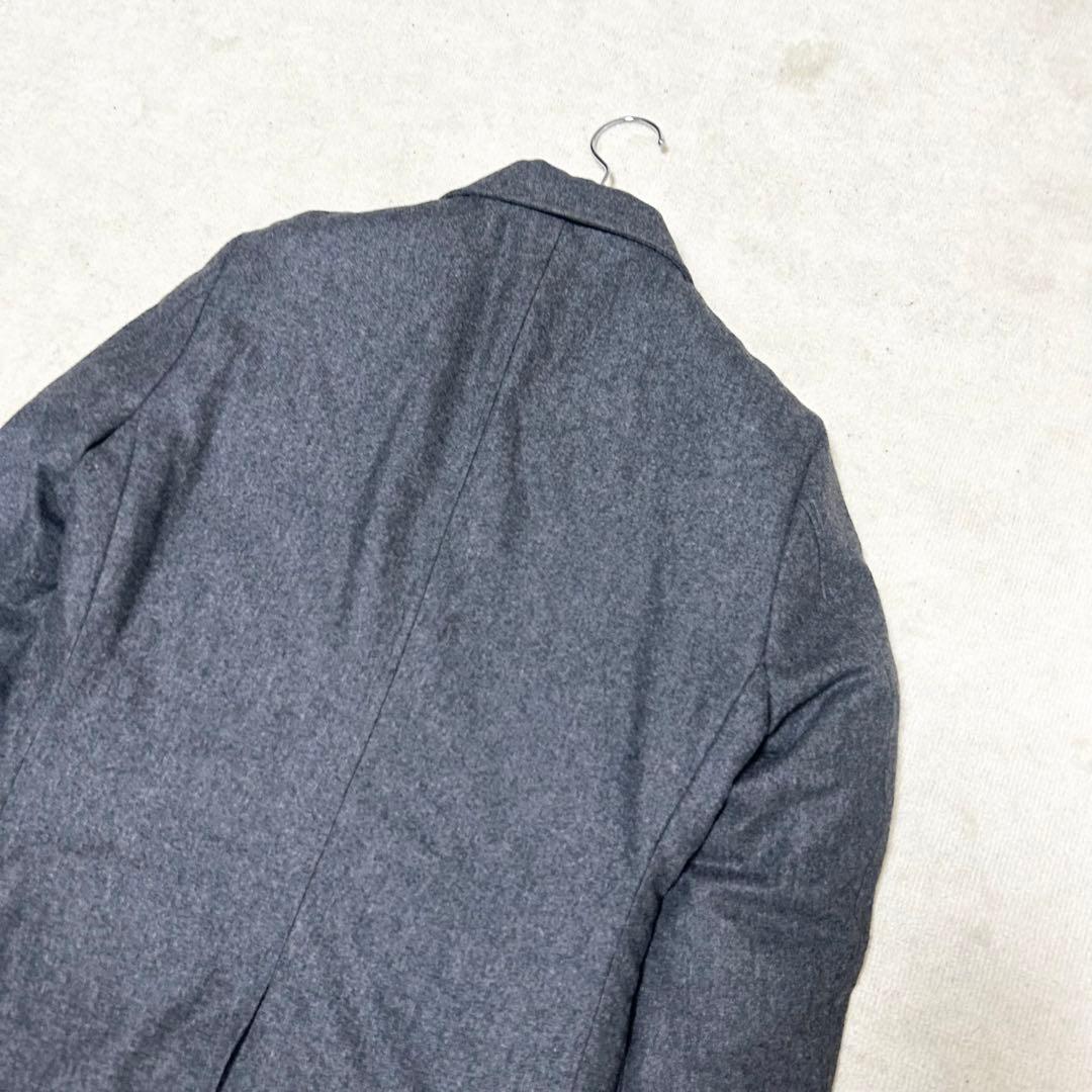 美品　エディフィス　カノニコ　ダウンチェスターコート　グレー　ウール　肉厚