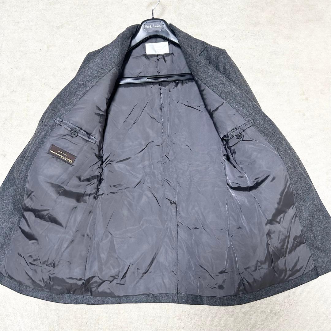 美品　エディフィス　カノニコ　ダウンチェスターコート　グレー　ウール　肉厚