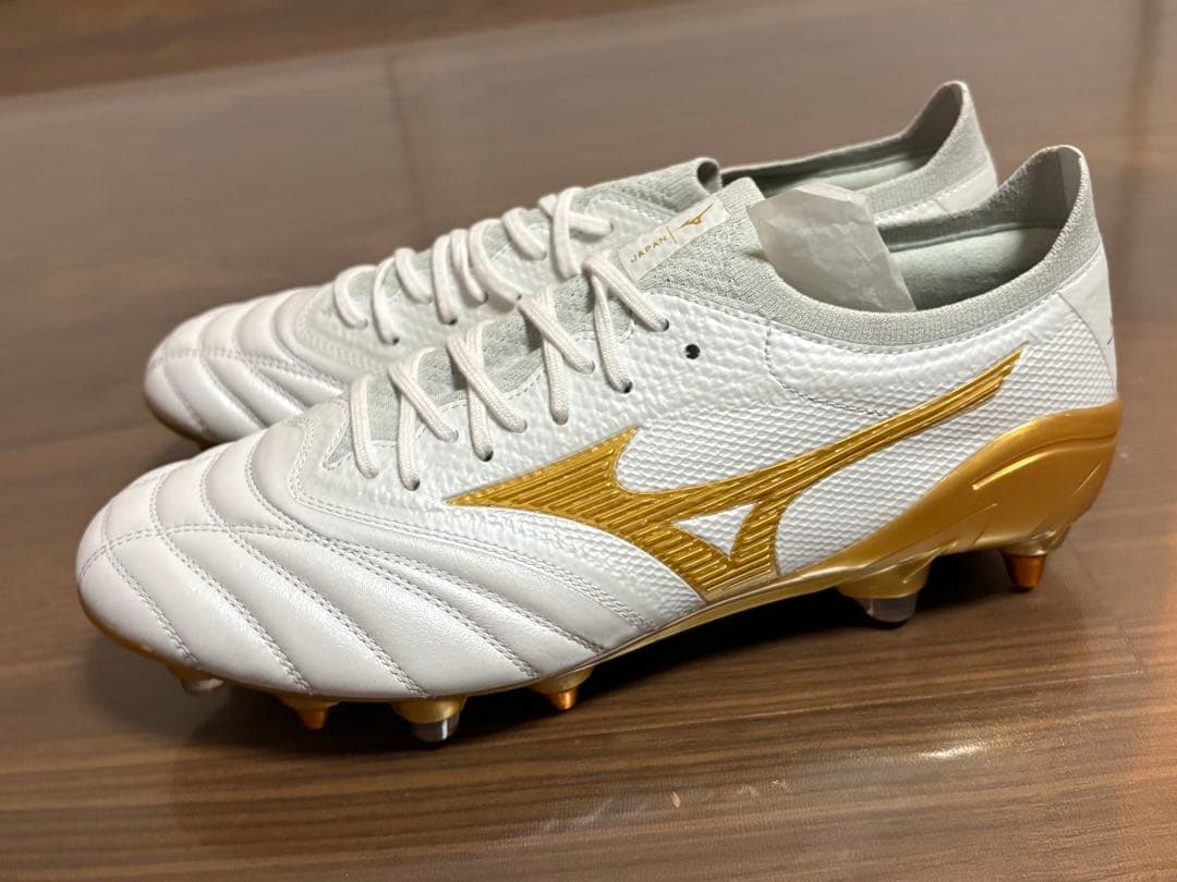 MizunoMoreliaNEO4βMIX サッカーシューズ ホワイト/ゴールド