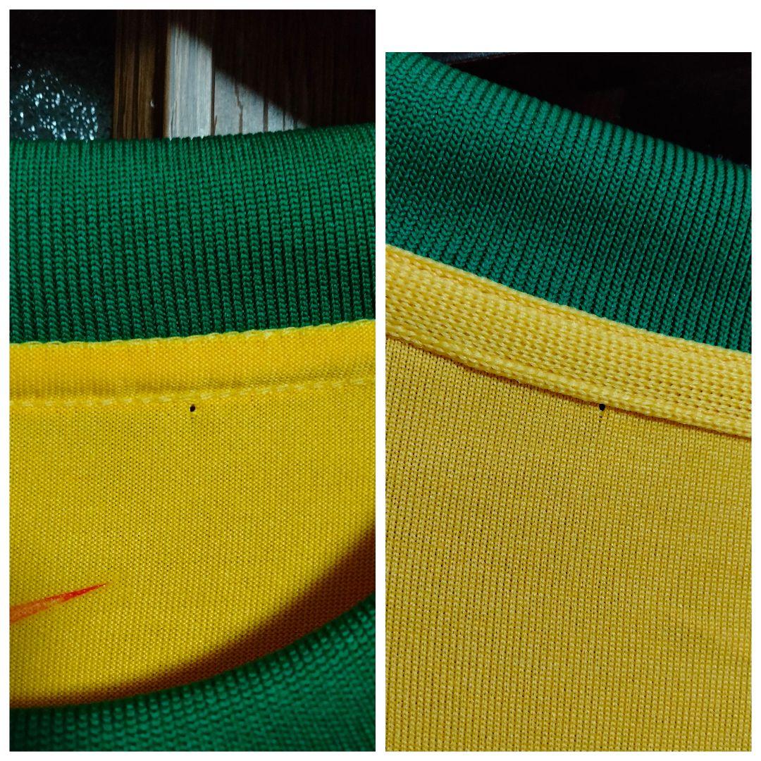 ナイキ ブラジル代表 ゼ・マリア #2 ユニフォーム 00/02ホーム紙タグ