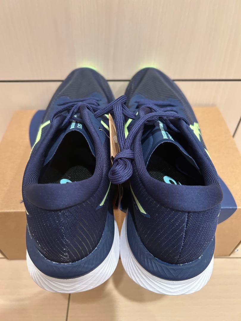 新品未使用❗️ASICS マジックスピード3ネイビー/ライム 25.5cm