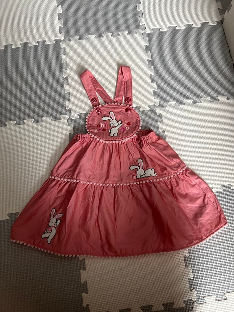 チエコサク ミキハウス ピンク トレーナー 薄手 ミキハウス チエコサク