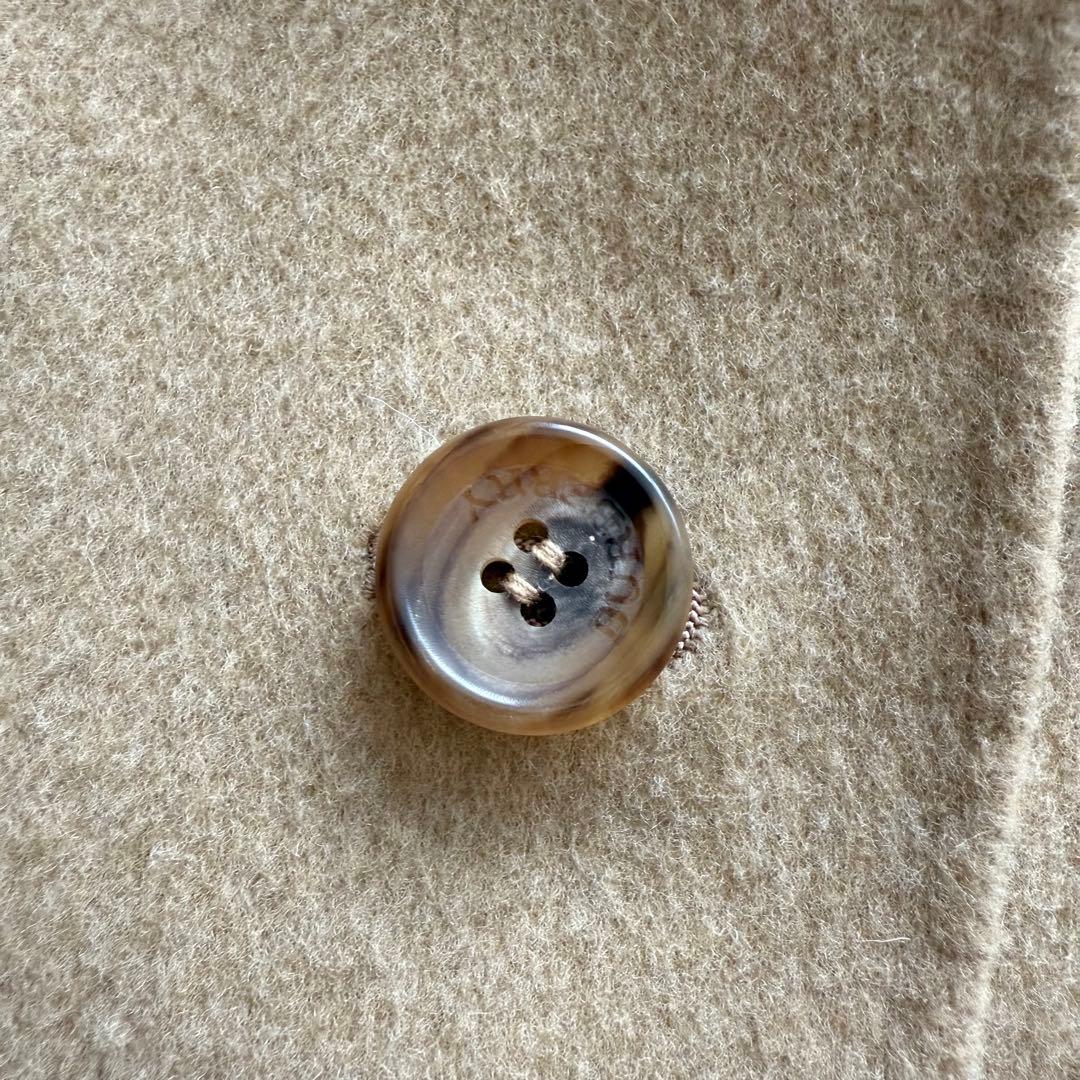 バーバリー ピーコート ダブルフェイス ノバチェック キャメル 40