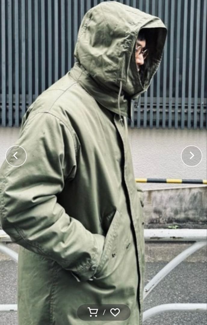 新品バックナンバーマルチウェイモッズコートインナー付き黒M定価15,800