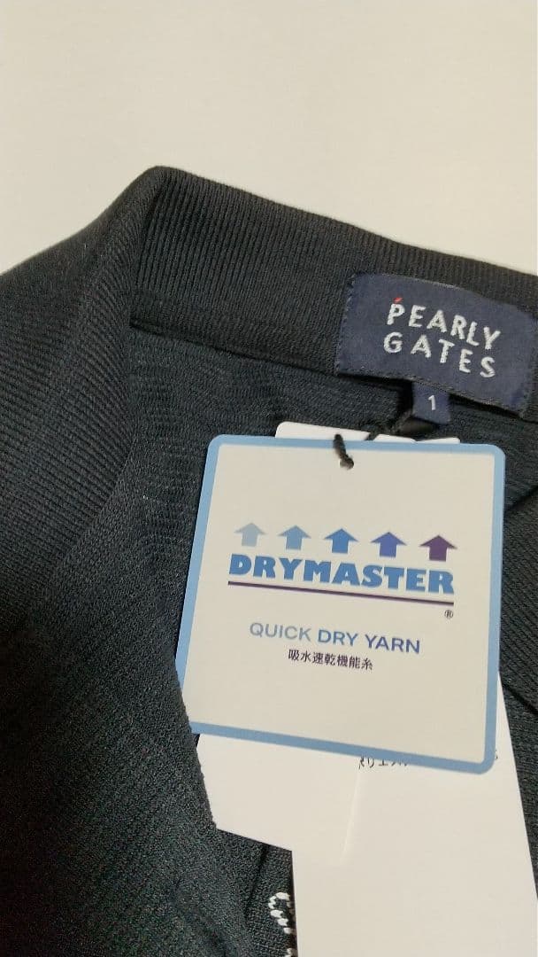 JUN様パーリーゲイツ レディース半袖ポロシャツ ネイビー サイズ1