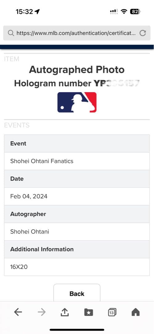 【まっつんさん。専用】大谷翔平 WBC特大写真 MLBホログラム ドジャース入団