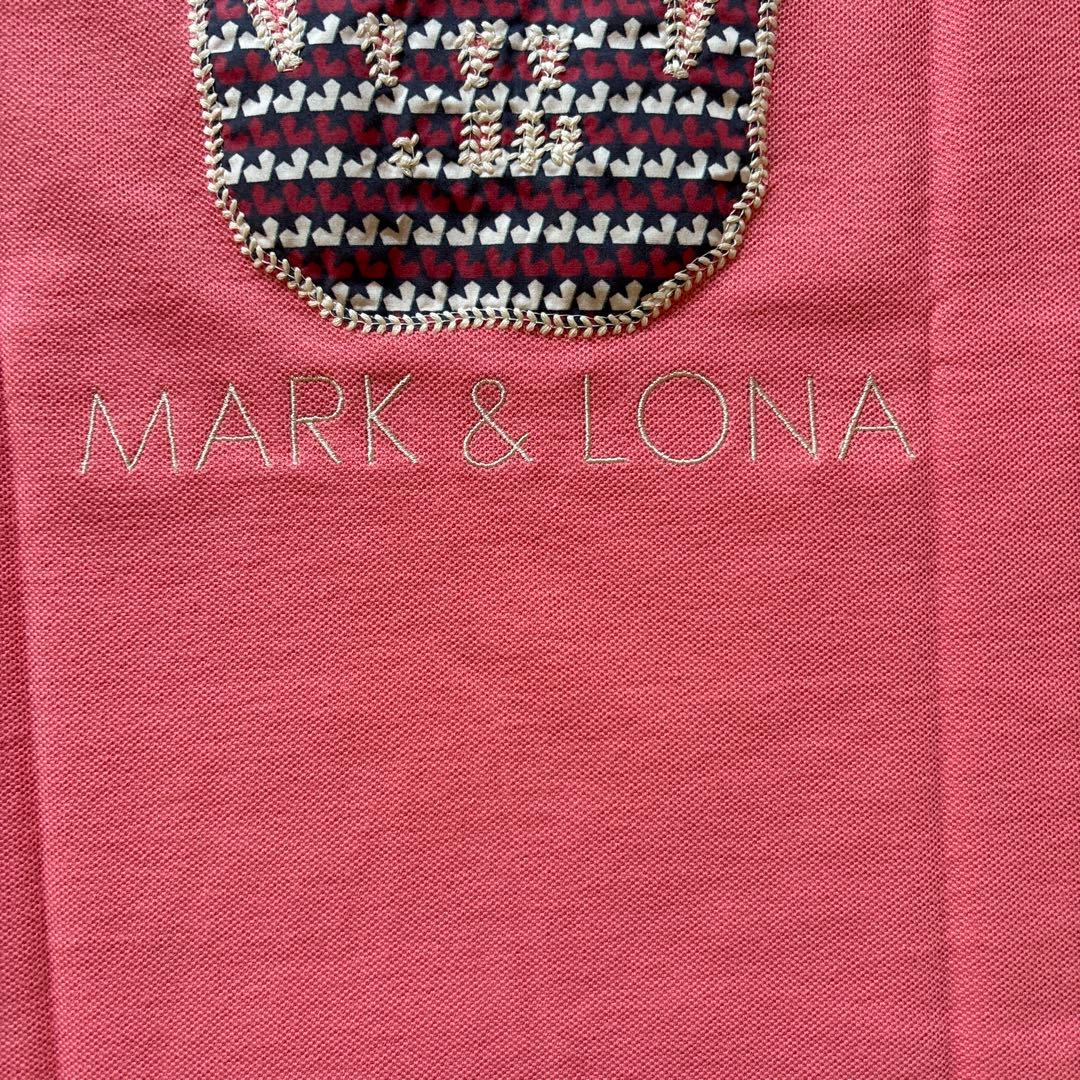 MARK & LONA ピンク ポロシャツ 半袖