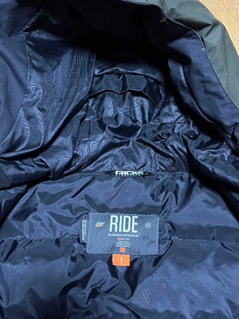 RIDE SNOWBOARDS ライド ダウン ウェア スノーボード Lサイズ