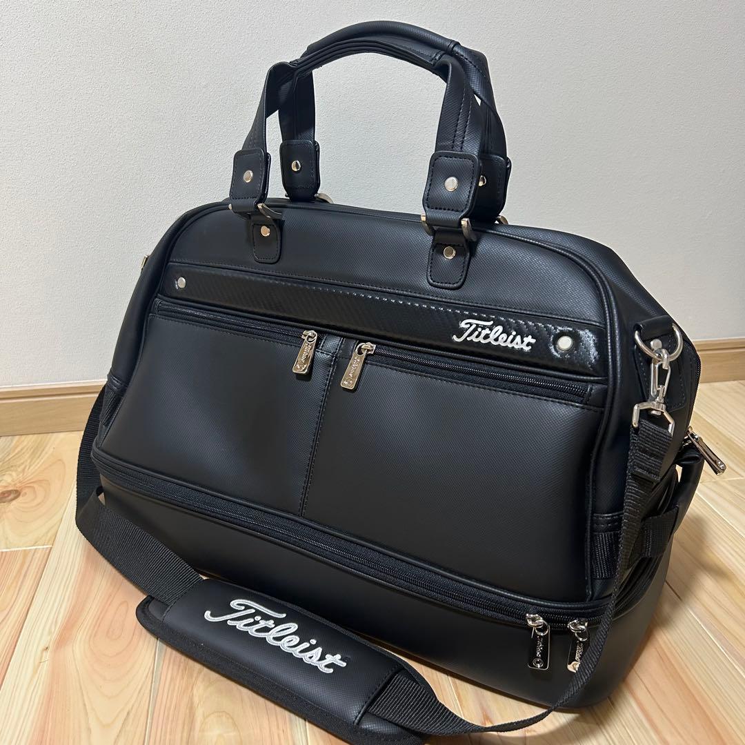 【極美品】Titleist ブラック ボストンバッグ