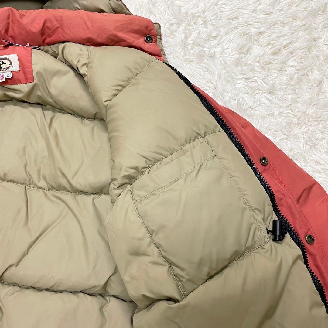 【希少XLサイズ】BERT PULITZER ダウンジャケット オレンジ メンズ