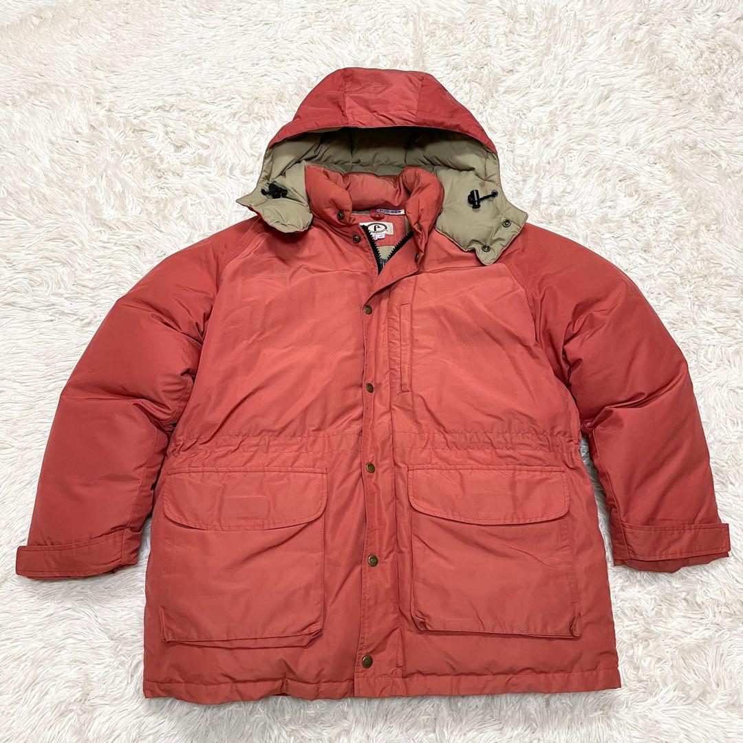 【希少XLサイズ】BERT PULITZER ダウンジャケット オレンジ メンズ