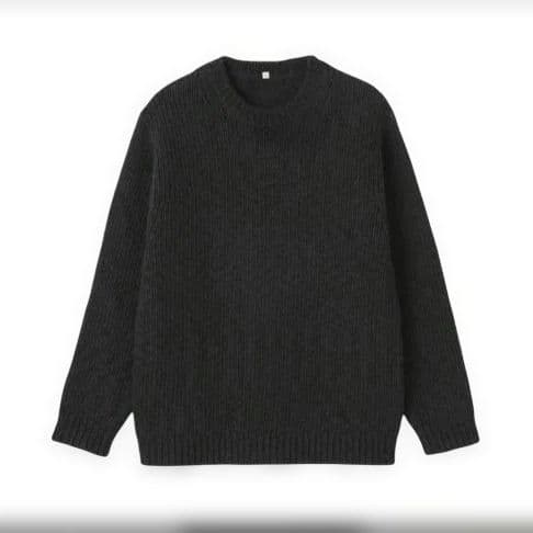 紳士 メリノウールローゲージクルーネックセーターMUJIlabo - メルカリ