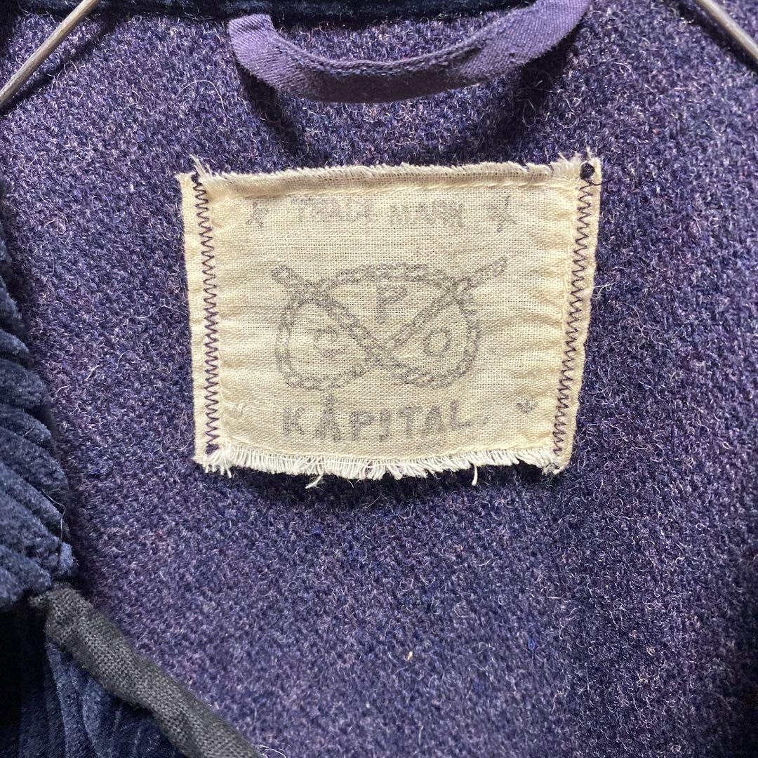 KAPITAL キャピタル コーディロイジャケット ネイビー M