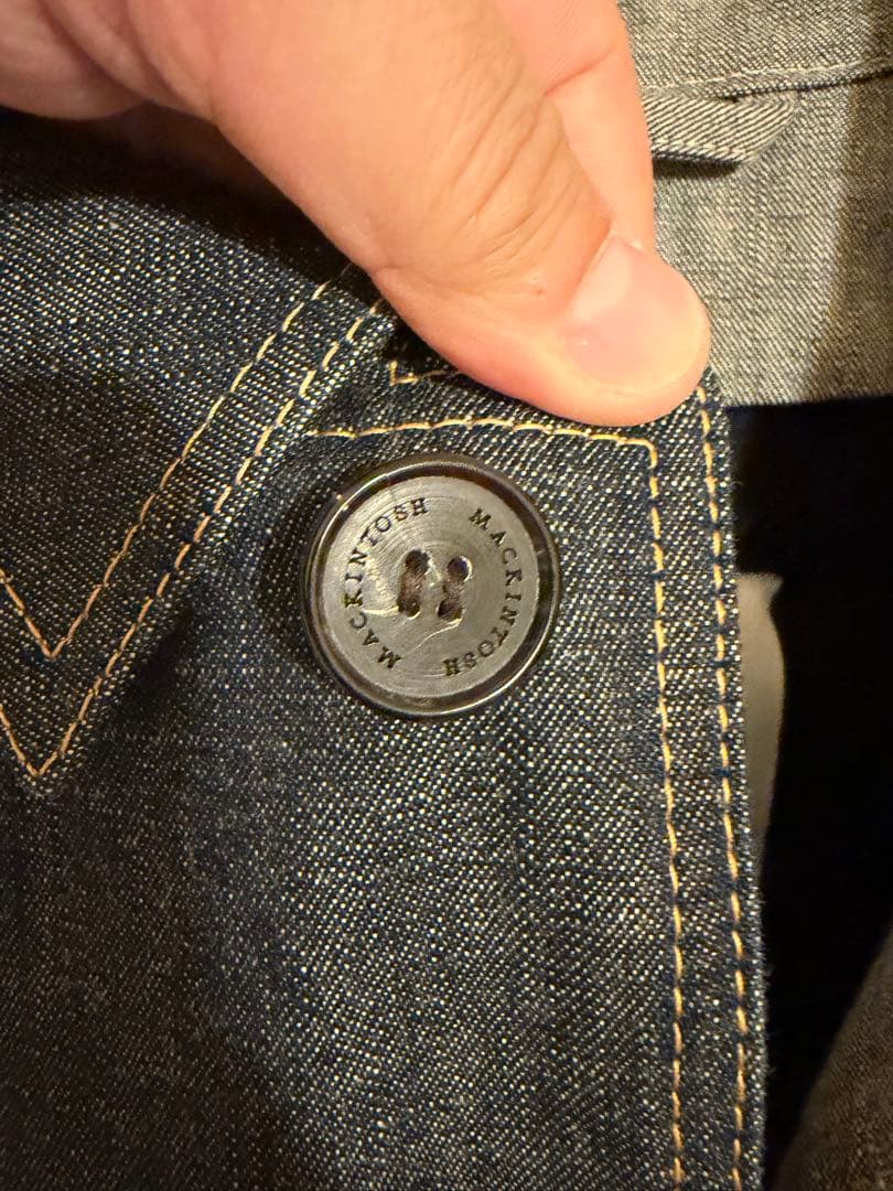 マッキントッシュ　デニムステンカラーコート　サイズ42